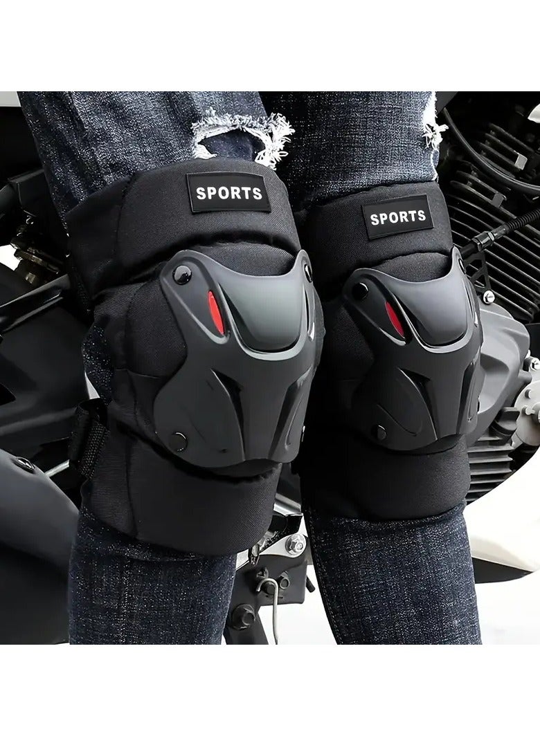 رو سيانل 1 زوج من واقيات الركبة للحماية للدراجات النارية - معدات حماية للركوب - واقيات للركبة - حمايات رياضية - Image 3