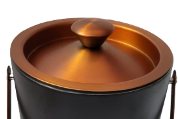 Proniks Stainless Steel Insulated Ice Bucket with Opener Ice Tongpeg Measure Ice Scope and with Cocktail ShakerKeeps Ice Cold for 6 hGreat bar Tools for Home bar Accessories of 1 Litre - Image 3