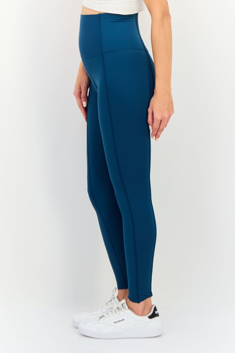 Nike Women Tight Fit Yoga Leggings, Teal Green - Image 2