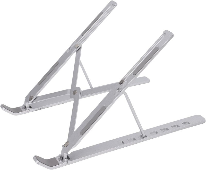 Foldable Laptop Stand, Aluminum Portable Computer Holder Riser with Heat Dissipation for MacBook Air Pro Tablets Up to 15.6 Inches - Image 1