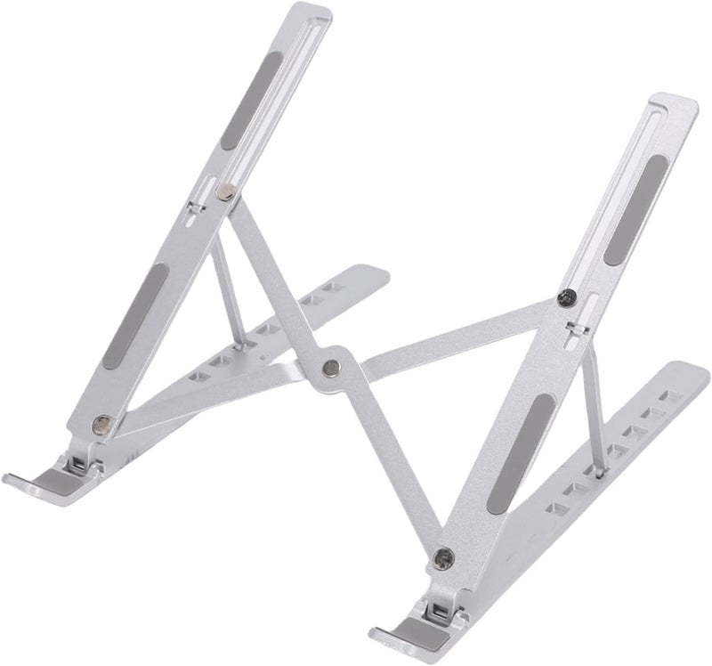 Foldable Laptop Stand, Aluminum Portable Computer Holder Riser with Heat Dissipation for MacBook Air Pro Tablets Up to 15.6 Inches - Image 2