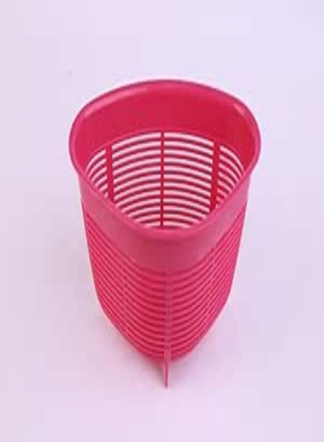 High-quality plastic sink strainer from M Store, pink color