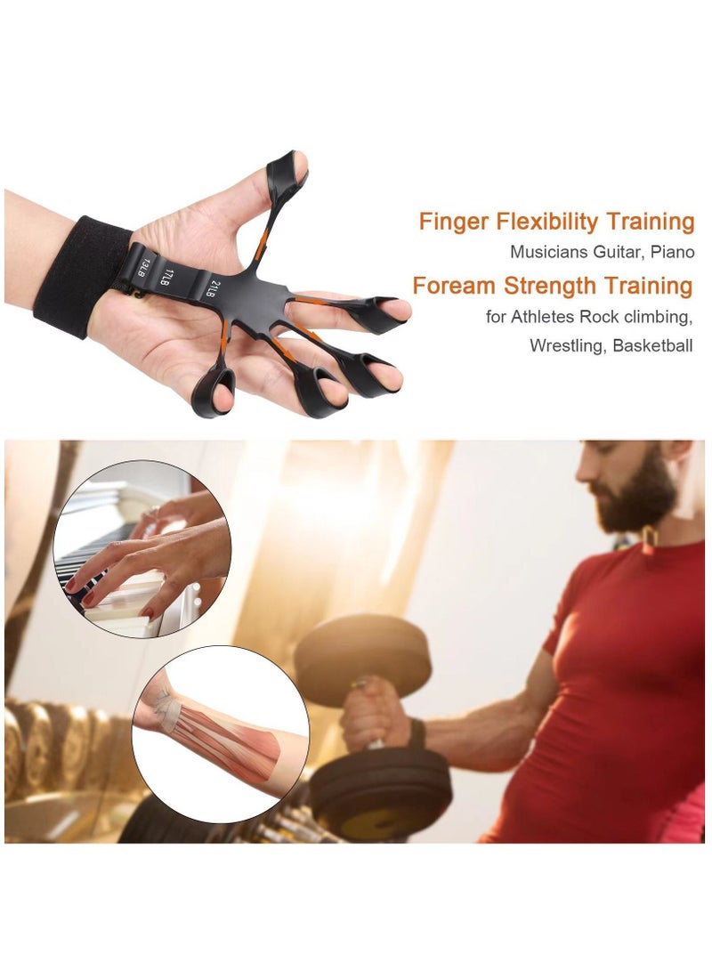 NIBEMINENT 2pcs Finger Exerciser Strengthener Grip Strength Trainer Guitar Hand Therapys and Training Device - Image 2