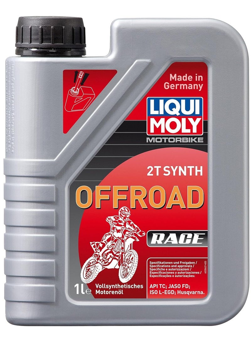 LIQUI MOLY 2T Synth OffRoad Race Engine Oil 1Ltr