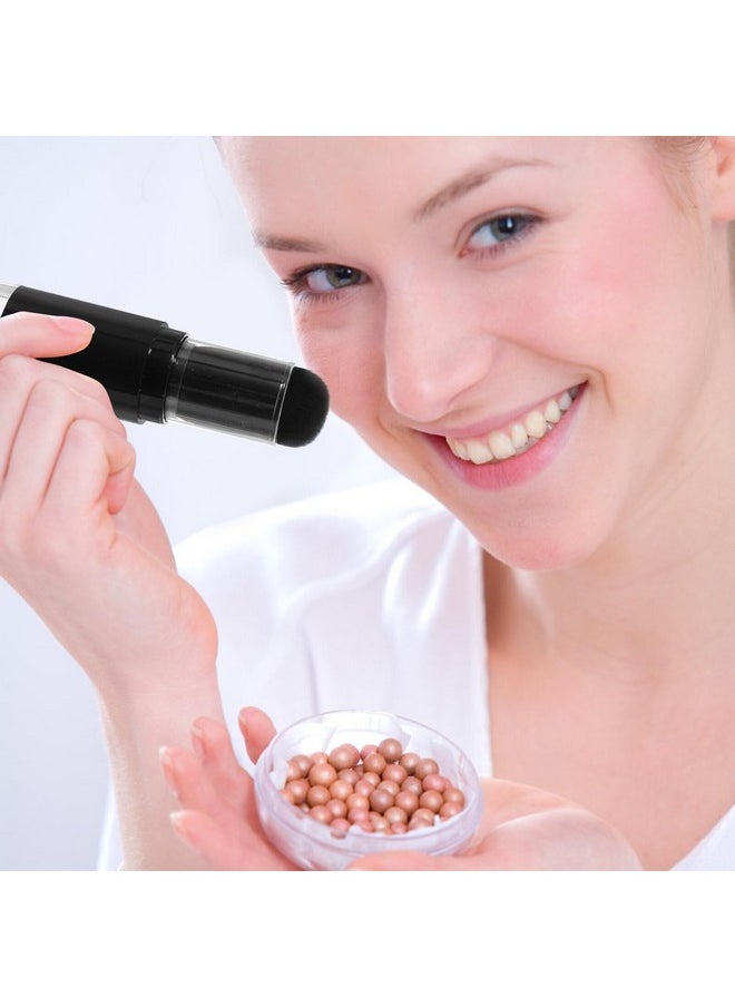 POPETPOP - Travel Makeup Brushes Makeup Sponge Brushes Face Blush Brush With Refillable Bottle Jar For Powder Cosmetics - Image 1