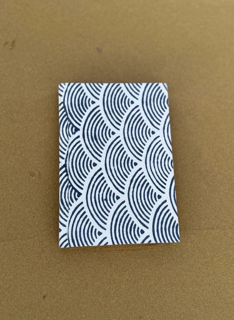 Tohfa Luxe Tohfa Luxe Wave Handmade Block Printed Diary