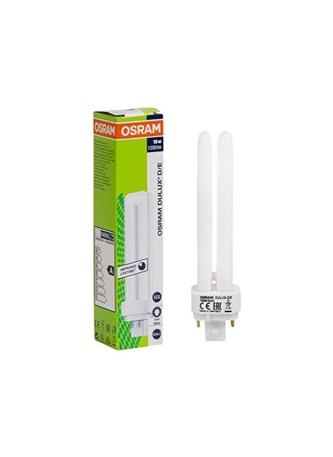 Osram OsRAM Home Decorative And Durable 18 Watts 4 Pin Day Light Cfl Bulb (Pack Of 3) - White  - Image 3