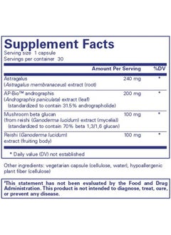 Pure Encapsulations Innate Immune Support ; Respiratory And Immune Function* ; 30 Capsules  - Image 3
