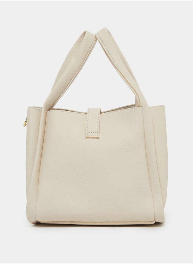 Styli Belted Front Handbag with Pouch  - Image 2