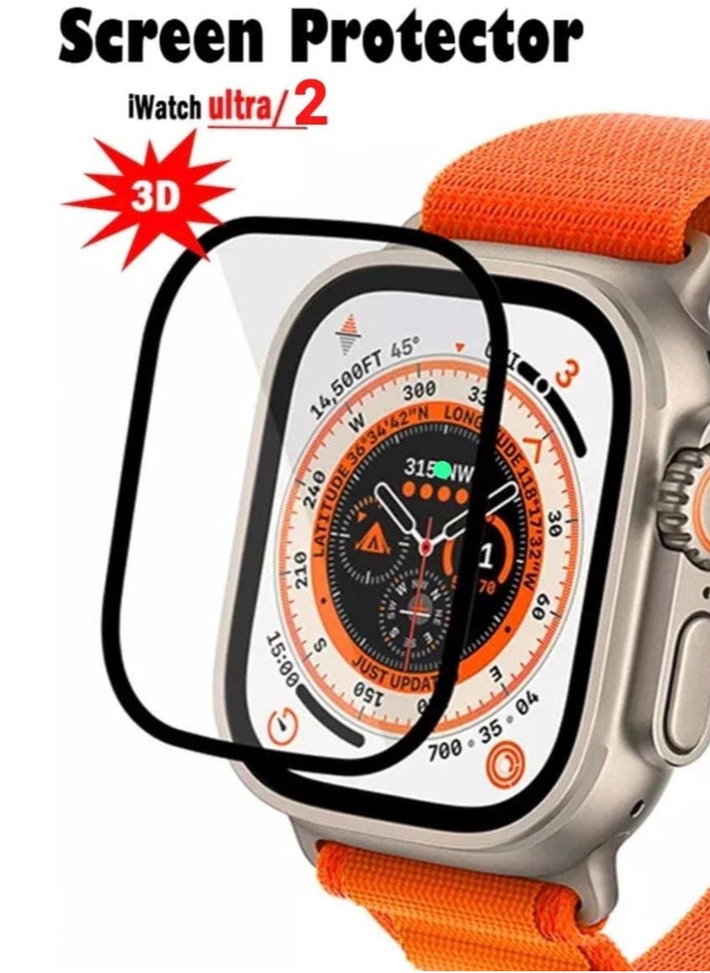 Generic - Two pieces of screen protection for the new Apple Watch Ultra 2, size 49 - Image 1
