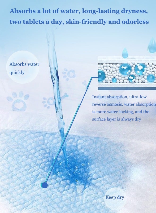 Pet diapers  Disposable leak-proof diapers Pet menstrual pants Anti-harassment dog pads Diaper liners Super absorbent 10 tablets/pack - Image 3