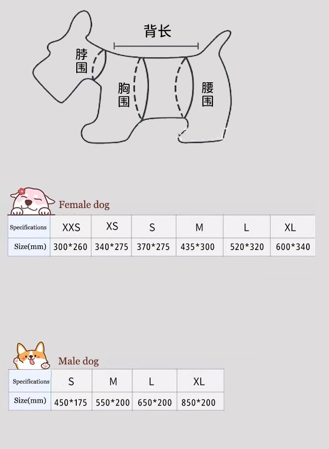 Pet diapers  Disposable leak-proof diapers Pet menstrual pants Anti-harassment dog pads Diaper liners Super absorbent 10 tablets/pack - Image 2