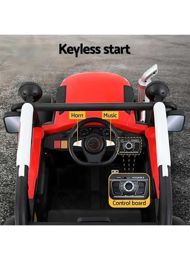 جرارات كهربائية للأطفال - جرار صغير يعمل بالبطارية مع جهاز تحكم عن بعد، سيارة لعبة كهربائية للأطفال - Image 3