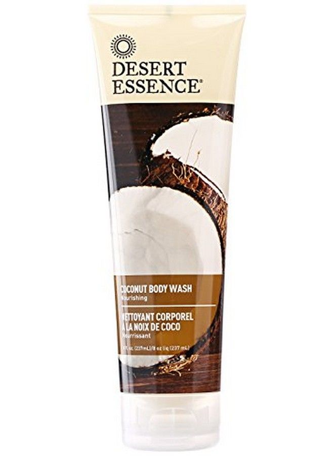 Desert Essence Body Wash Coconut 8 Oz - Image 1