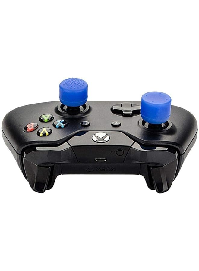erorex 8Pcs Anti Slip Silicone Grip Thumb Compatible With Steam Deck Playstation 5 Ps5 Ps4 Xbox 360 Xbox One Switch Pro Controller Joystick Grips Caps Cover Analog Stick Blue  - Image 4