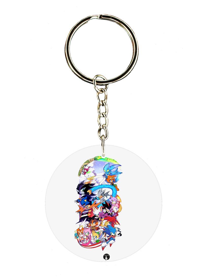RKN Sonic Printed Keychain