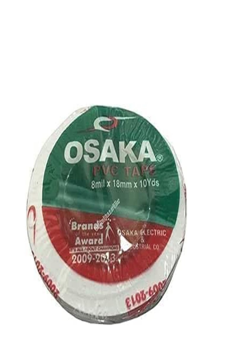 OSAKA Bundle of 10 White Cricket Ball Tape Tennis Ball Tape Pack of 10 Roll. - Image 2