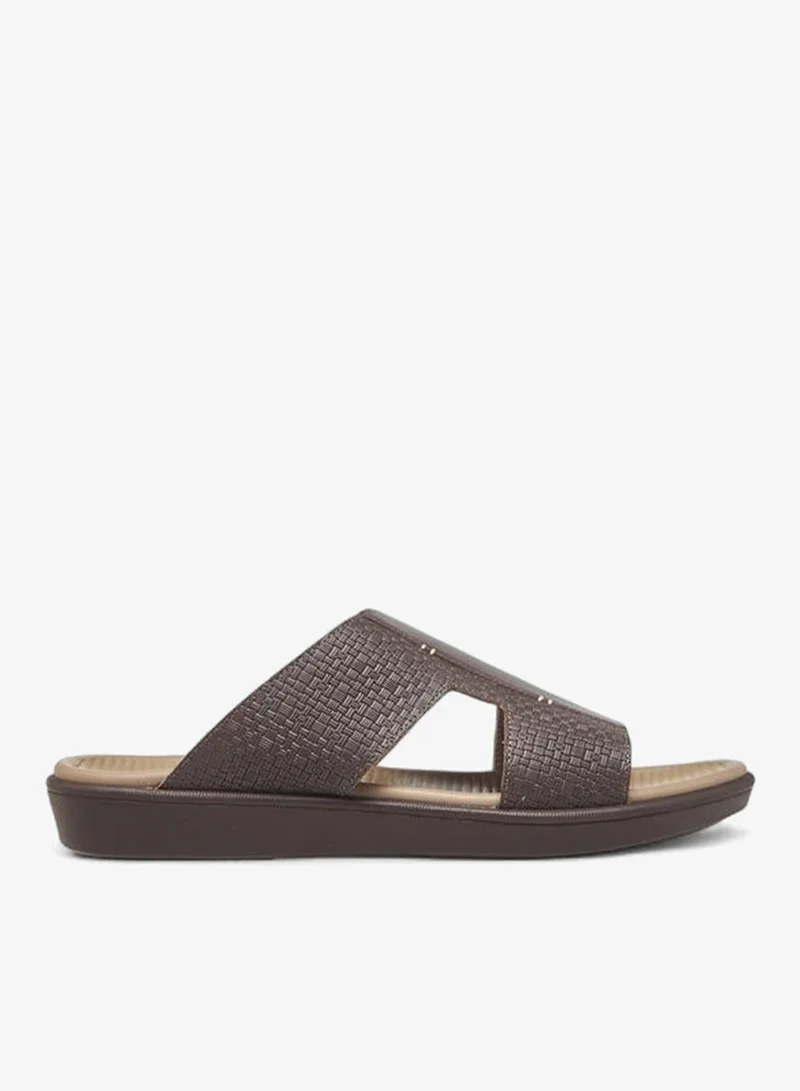 Le Confort Brown Men Leather Arabic Sandals Ramadan Collection for Men | Best Price UAE