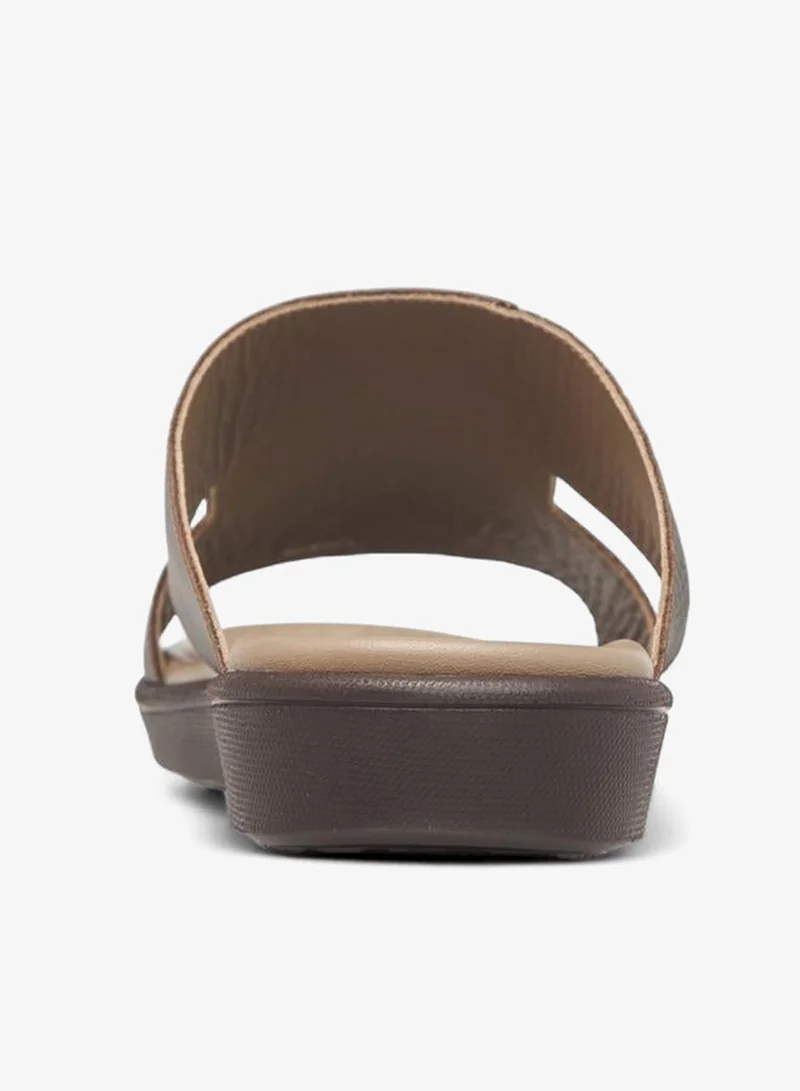 Le Confort Brown Men Leather Arabic Sandals Ramadan Collection for Men | Best Price UAE