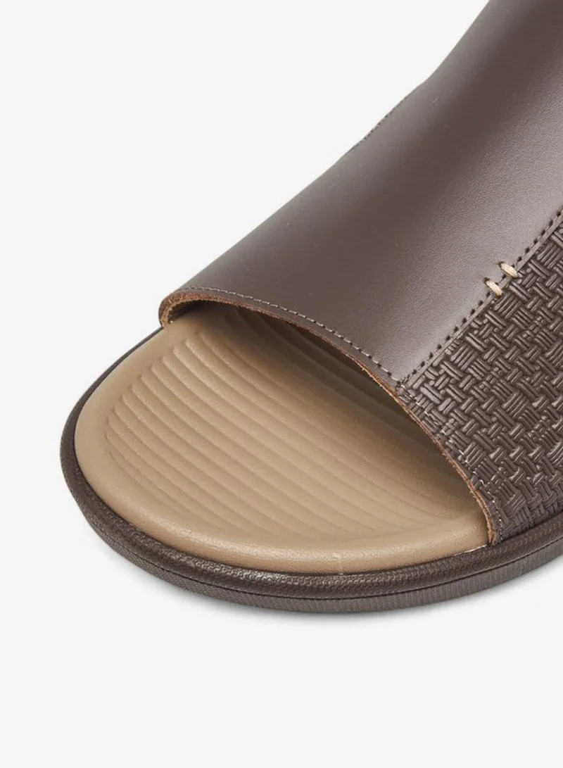 Le Confort Brown Men Leather Arabic Sandals Ramadan Collection for Men | Best Price UAE