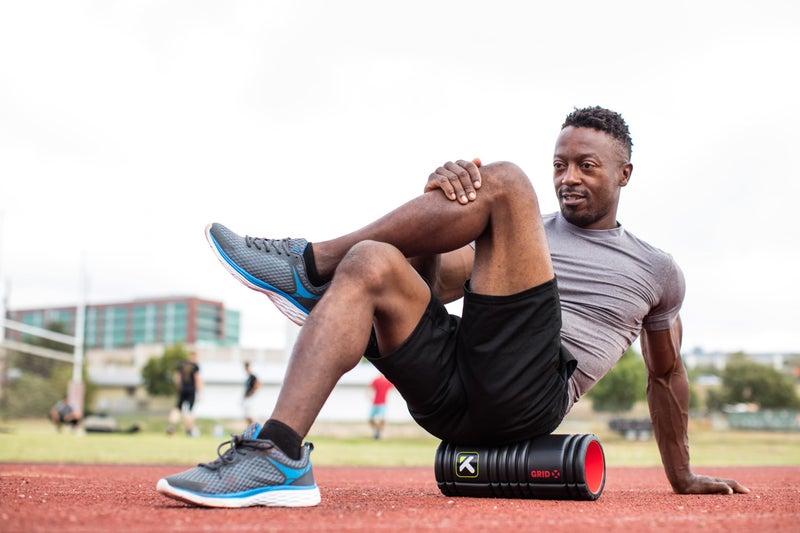 TRIGGERPOINT Trigger Point Performance TriggerPoint GRID X Foam Roller with Free Online Instructional Videos, Extra Firm (13-Inch) - Image 1