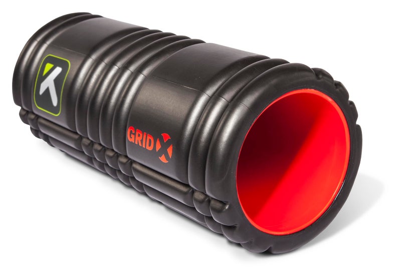 TRIGGERPOINT Trigger Point Performance TriggerPoint GRID X Foam Roller with Free Online Instructional Videos, Extra Firm (13-Inch) - Image 2