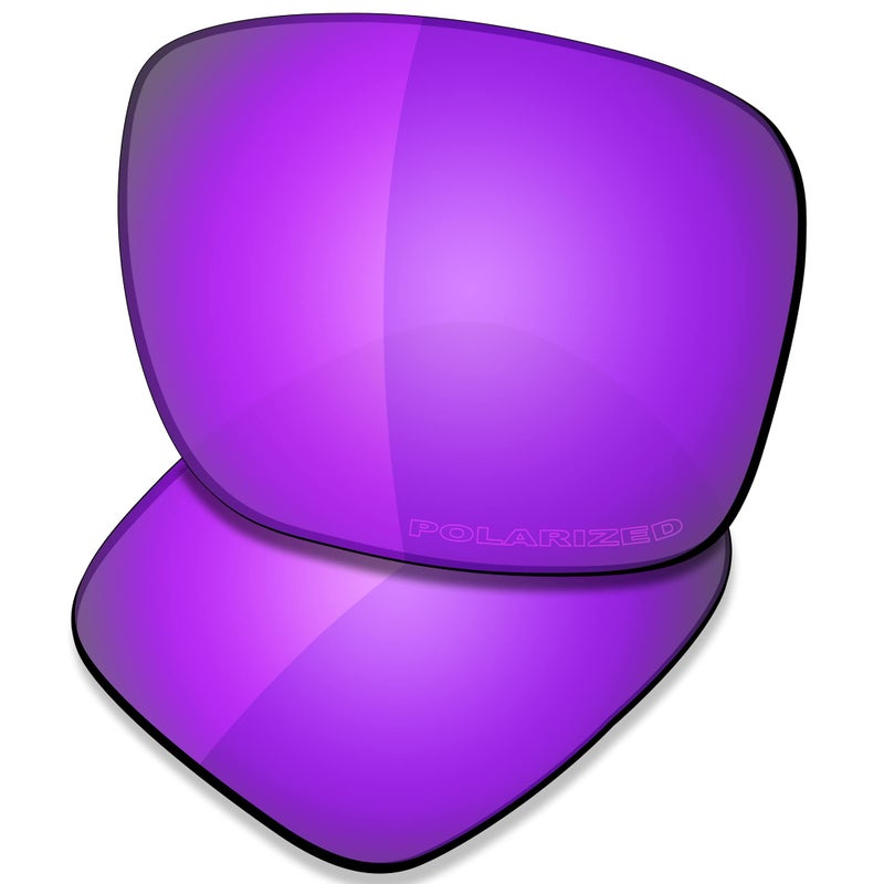 SAUCER SAUCER Premium Replacement Lenses for Oakley Holbrook OO9102 Sunglasses High Defense - Violet Purple Polarized  - Image 1