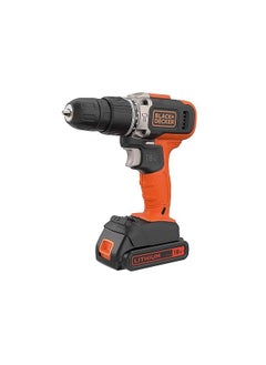 BLACK+DECKER 18V 1.5Ah 650 Rpm Combi Hammer Drill With 2 Batteries In Kitbox For Metal Wod And Drilling And Screwdriving/Fastening Orange/Black Bcd003C2K Gb  - Image 2