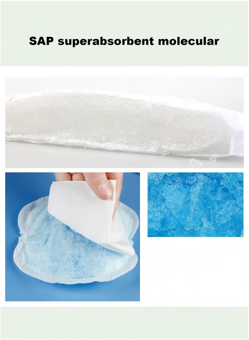 HONS 100 pieces of disposable anti-leakage milk pads, super absorbent nursing pads, baby feeding necessities, sterilized and individually packaged - Image 4