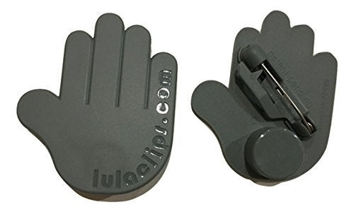LulaClips Baby Car Seat Harness Clips 2Pack Hold Buckles Open Prevent Twisting Straps and Save Time Easy to Install Childproof Locking Pin Fit All Car Seats and Carriers Grey