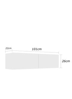 Generic Modern TV unit - height 26 cm - width 101 cm - depth 22 cm, from Furniture Store.  - Image 2