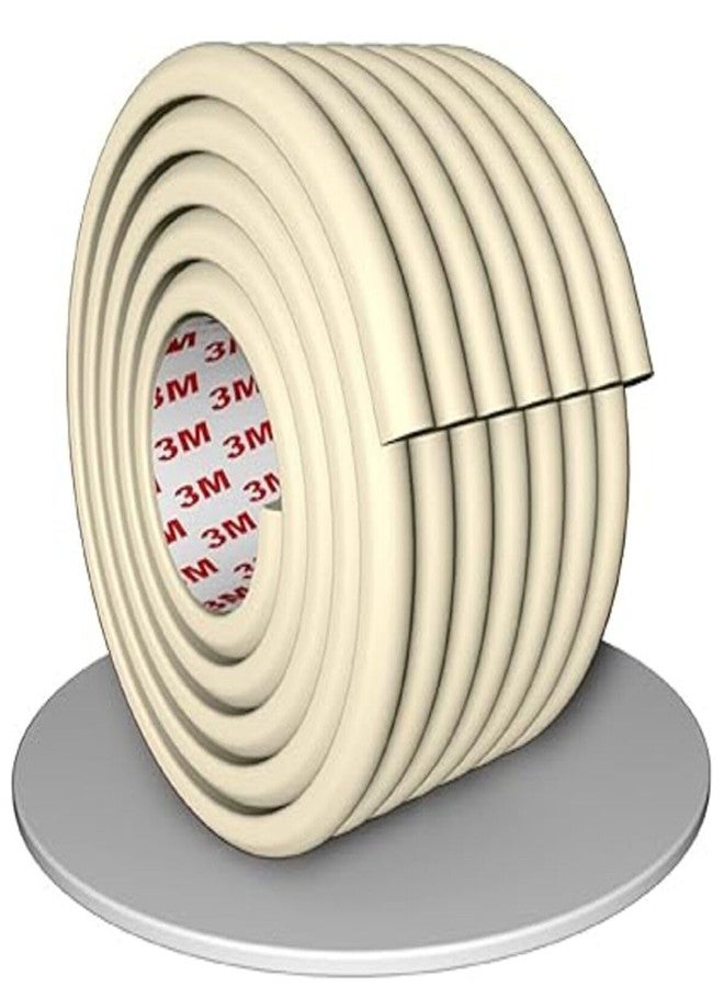 KITQO Edge Corner Guards for Baby,2M Multifunctional Foam Bumpers, Child Safety Protectors Furniture Self-Adhesive Soft Corners Cushions (Creem) - Image 3