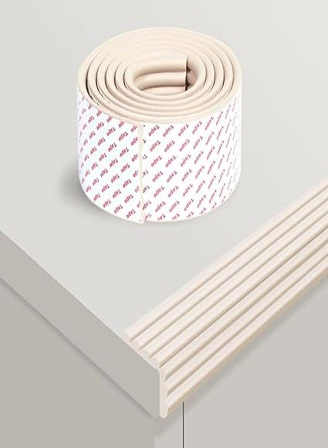KITQO Edge Corner Guards for Baby,2M Multifunctional Foam Bumpers, Child Safety Protectors Furniture Self-Adhesive Soft Corners Cushions (Creem) - Image 1