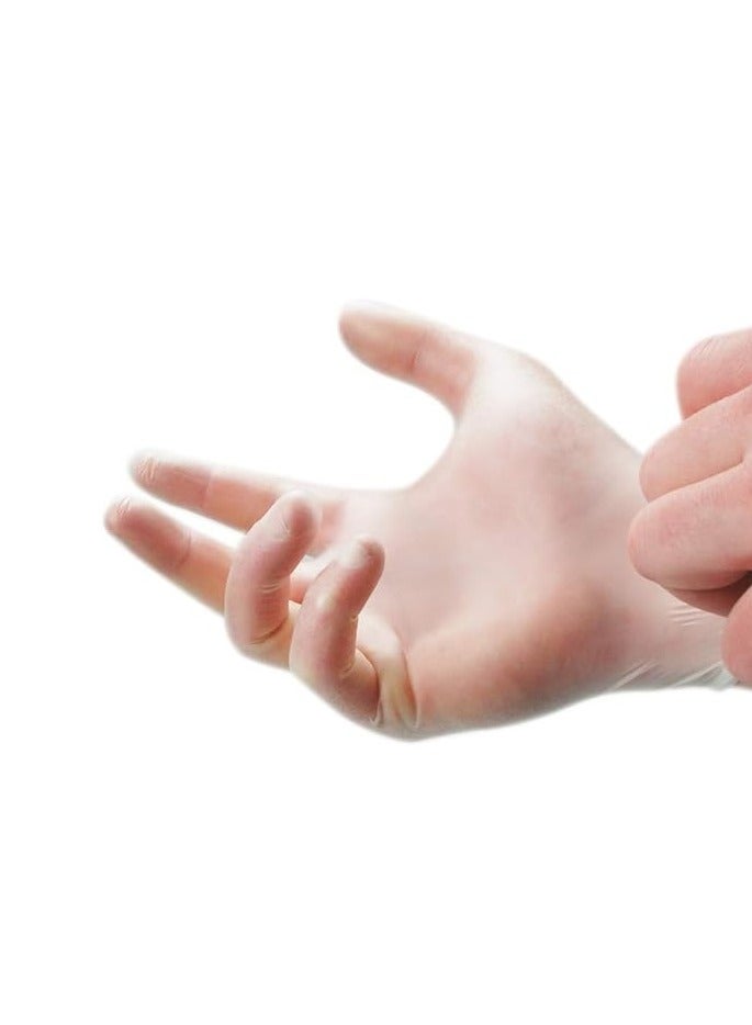PVC Disposable Gloves 100 Pairs Box Food Safe Powder Free Strong & Comfortable Clear Disposable Gloves for Kitchen Cleaning Medical and Household Use - Image 5
