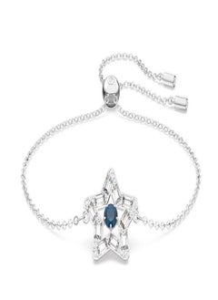 Swarovski Stella Bracelet Mixed Cut Star Blue Rhodium Plated
