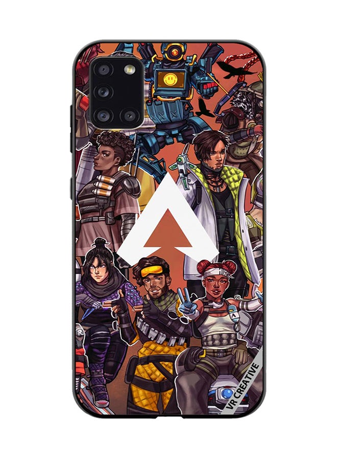 VR CREATIVE غطاء حماية لجهاز سامسونج جالاكسي A31 تصميم فريق Apex Legends متعدد الألوان - Image 1