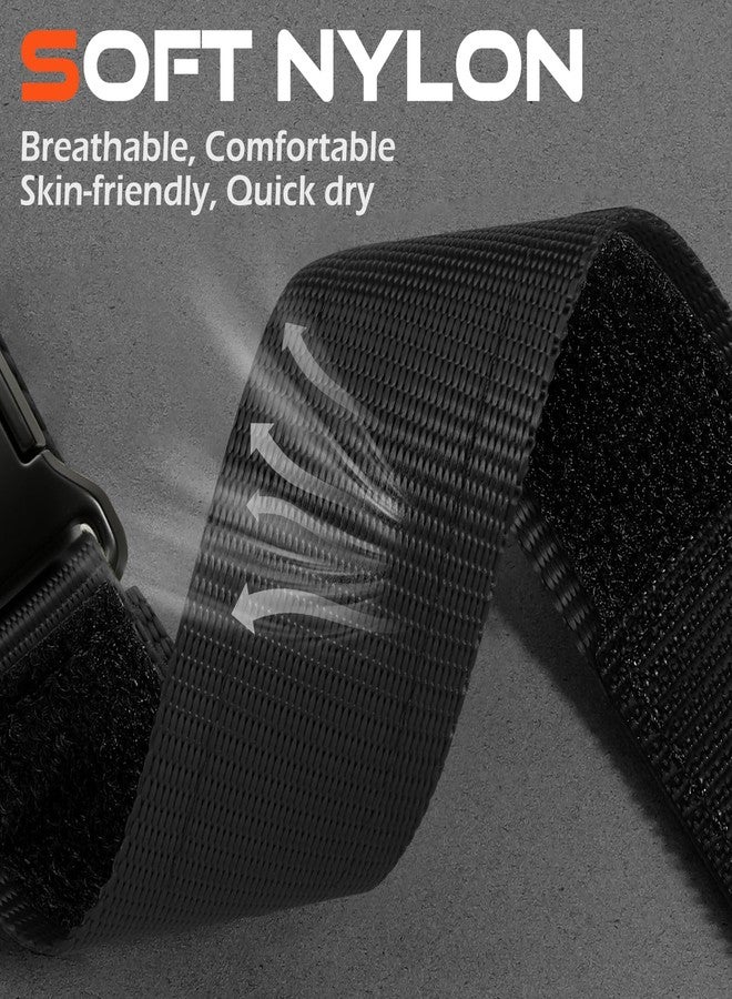 Easuny Nylon Magnetic Band Compatible with Apple Watch Ultra 3 2 1 Bands for Men 49mm 46mm 45mm 44mm, Stars-Stripes Flag Rugged Sport Strap Soft Fabric Wristband for IWatch SE Series 11 10 9 8 7 6 5 4 - Image 5