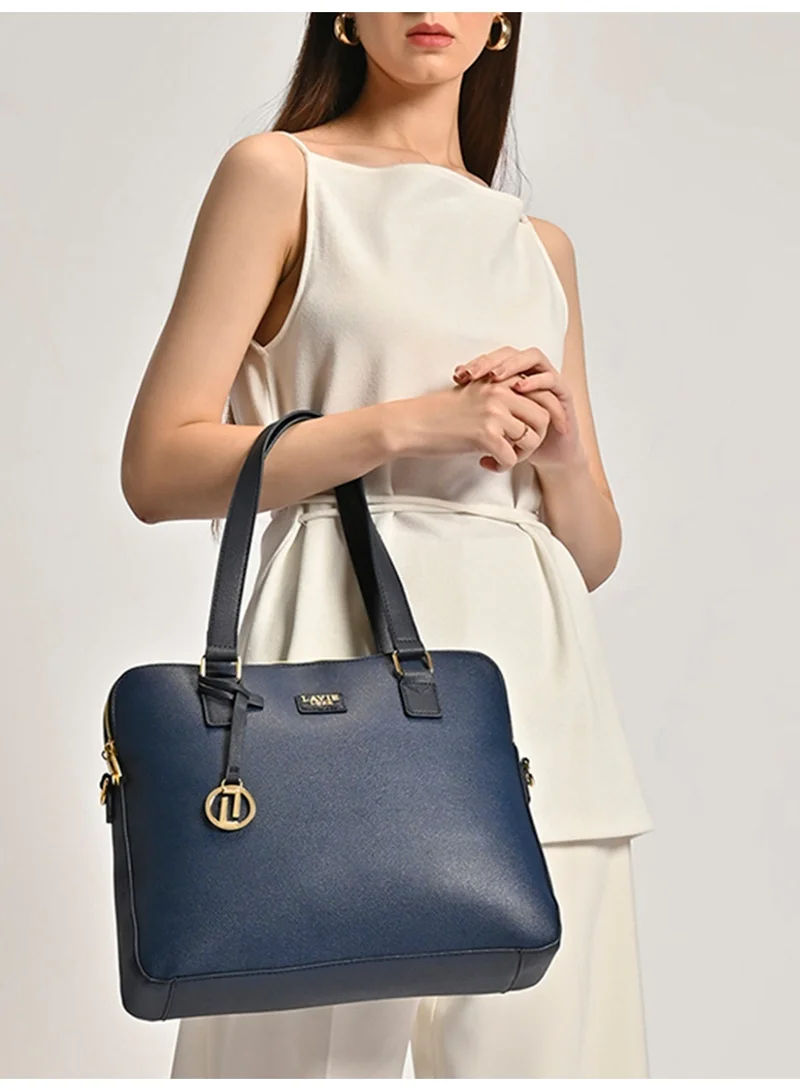 لافي حقيبة لاب توب نسائية فاخرة مينتو  كحلي