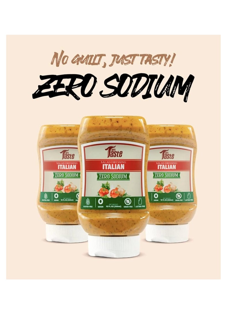 Mrs Taste Salad Dressing Italian Zero Sodium 10 Floz 300ml - Image 2