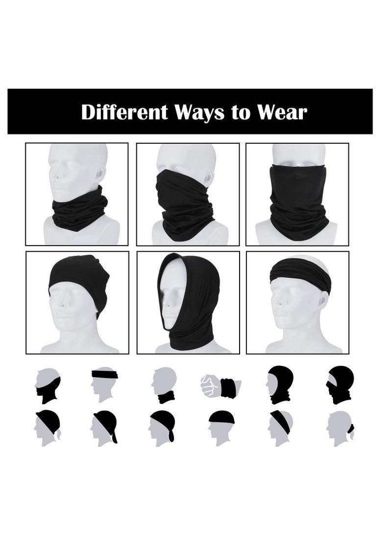 KASTWAVE Face Cover, 6 PCS Neck Gaiter Face Mask for Women Men, Balaclava Face Breathable Bandana Sun Protection Cycling Running, Unisex Face Cover Scarf for Outdoor Sports - Image 3