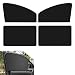 Ferianl 4PCS Auto Window Shade Magnetic Side Window Sun Shade Block Light Car Window Covers Heat Insulation and UV Protection Car Curtain Universal Interior Accessories - Image 2