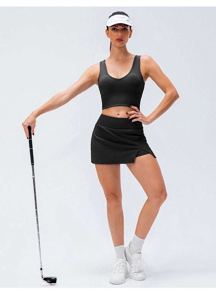 Loquat - New Sports Tennis Vest and Skirt Suit - Image 1