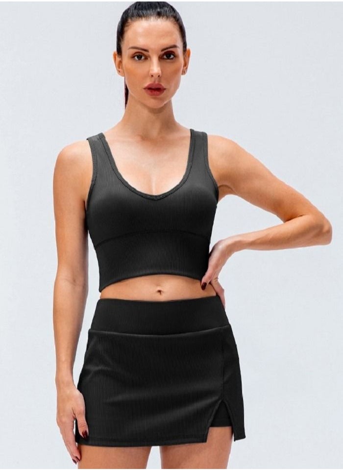 Loquat - New Sports Tennis Vest and Skirt Suit - Image 1