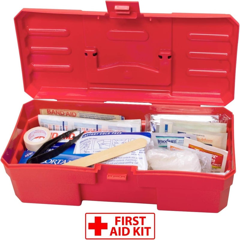 Akro-Mils 12-Inch ProBox Plastic Toolbox for Tools, Hobby or Craft Storage Toolbox, Model 09912, (12-Inch x 5-1/2-Inch x 4-Inch), Red - Image 5