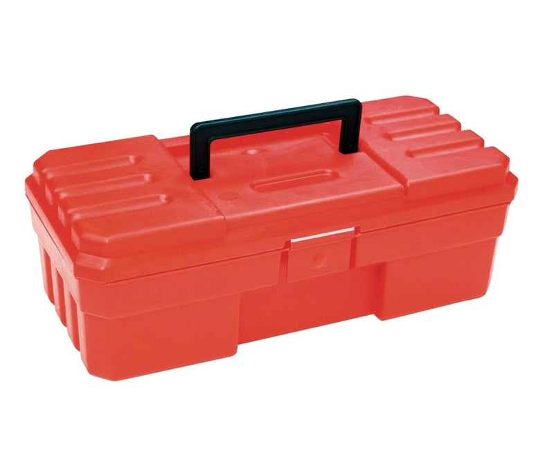 Akro-Mils 12-Inch ProBox Plastic Toolbox for Tools, Hobby or Craft Storage Toolbox, Model 09912, (12-Inch x 5-1/2-Inch x 4-Inch), Red - Image 1