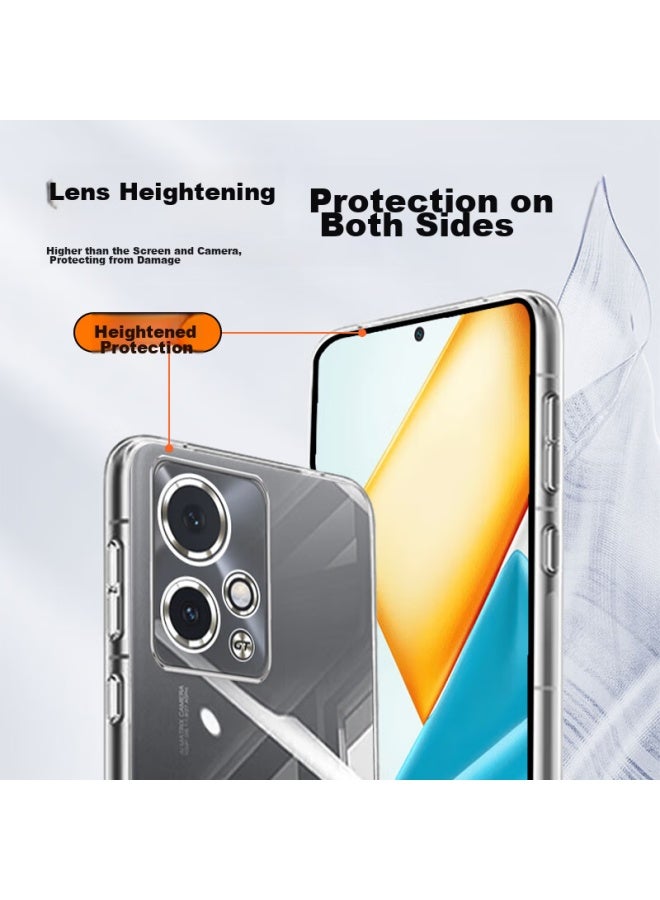 Koolife Phone Case For Honor 90gt, Protective Cover For Huawei Honor 90gt, Full Lens Protection, Simple Skin-friendly Transparent Soft Shell, Fingerprint-resistant Back Cover - Image 3