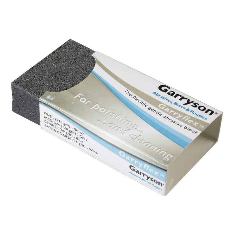 Garryson GB120 Garryflex Abrasive Block - Medium 120grit, Grey - Image 3