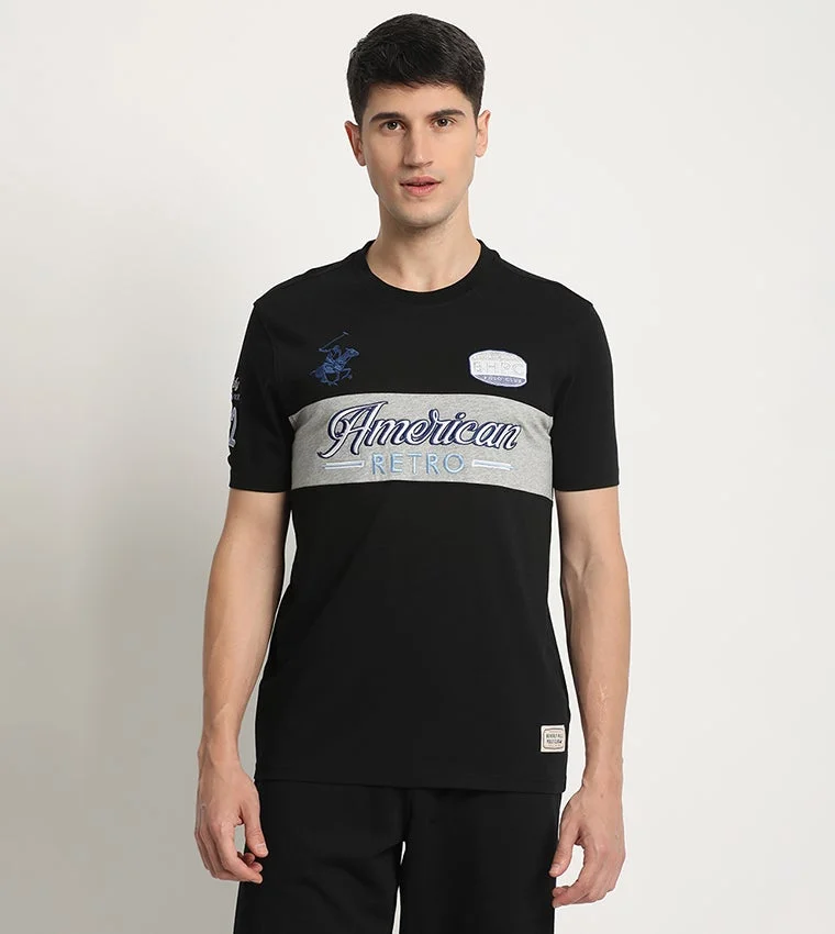 Beverly Hills Polo Club Printed Crew Neck Short Sleeves T-Shirt