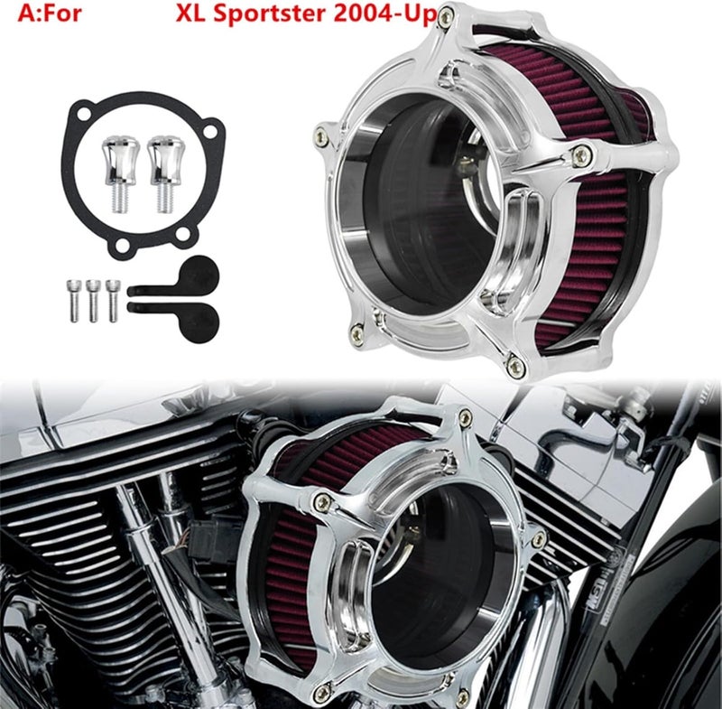 Wivplex Motorcycle Chrome Air Cleaner Kit - Image 2