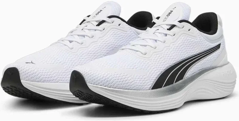 PUMA Unisex Sports Shoes Scend Pro Unisex Sneaker Shoes 378776-18 White-Black